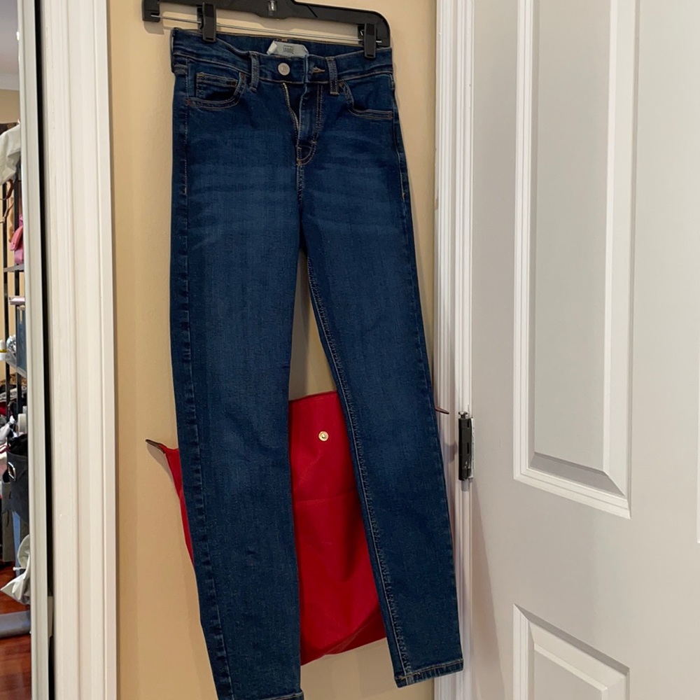 topshop moto jamie skinny jean 26